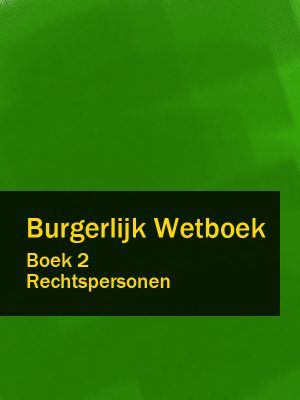 [Burgerlijk Wetboek 02] • Rechtspersonen